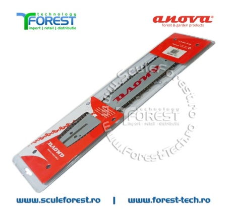 Pachet Anova sina 15" (38cm) pas 325 canal 1.5mm + 1 lant 32 dinti pas 325 canal 1.5 mm - Img 2