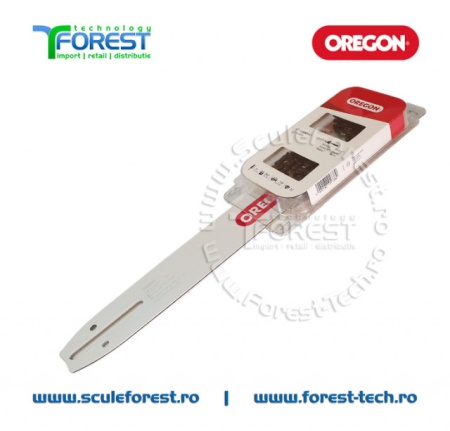 Pachet lama drujba Oregon 14"(35cm) pas 3/8 canal 1.3mm + 2 lanturi 26 dinti pas 3/8 canal 1.3mm 041 - Img 3