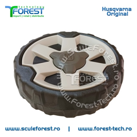 Roata fata originala KIT pentru masina tuns gazon Husqvarna LC151, LC151S, LC356V, LC356VP, LC153S - Img 2