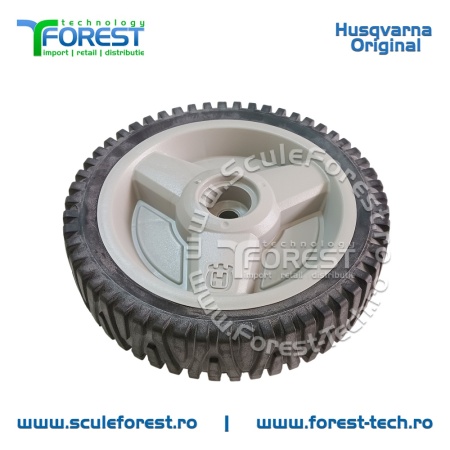 Roata fata originala pentru masina tuns gazon Husqvarna LC153, LC53 - Img 2