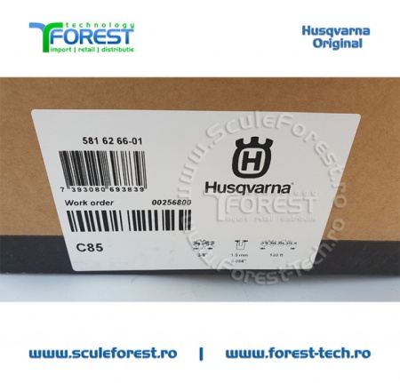 Rola lant drujba X-CUT C85 Husqvarna pas 3/8 canal 1.5mm COLT DREPT - Img 8