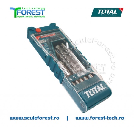 Set 5 burghie beton cu coada cilindrica TOTAL | SculeForest.ro - Img 3