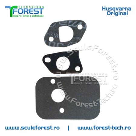 Set garnituri original pentru carburator motor Husqvarna HS123A, HS139A, HS166A - Img 2