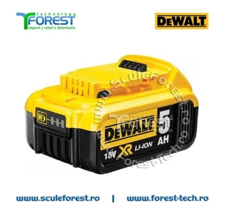 Acumulator DeWalt DCB184-XJ, 18V, 5.0Ah, Li-Ion | SculeForest.ro - Img 2