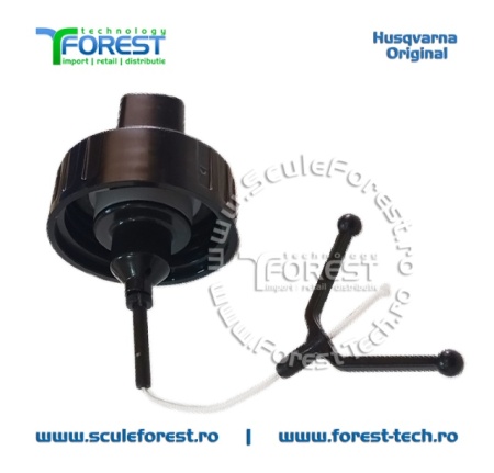 Buson rezervor carburant original pentru motocoasa Husqvarna 323R, 325RX, 333R - Img 4