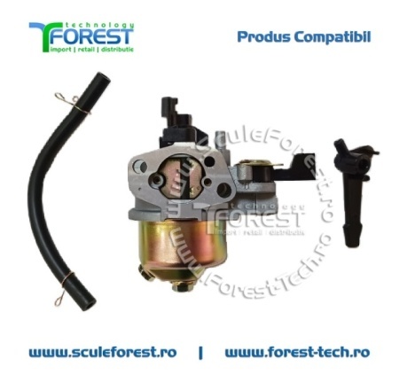Carburator compatibil pentru motor in 4 timpi Honda GX200 - Img 3