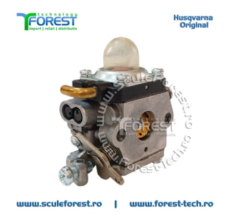 Carburator original pentru trimmer gard viu Husqvarna 122HD45, 122HD60, 322HD60, 522HD60X, 522HDR60X, 522HDR75X - Img 3