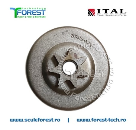 Carcasa ambreiaj compatibila pentru drujba Stihl MS290, MS310, MS360, MS390 cu pinion fix si rulment pas .3/8" - Img 5