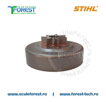 Carcasa ambreiaj originala pentru drujba Stihl MS261, MS261C, MS271, MS271C, MS291 cu pinion fix pas .325" - Img 5