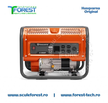 Generator curent monofazic 2.0kW Husqvarna G2500P, benzina - Img 3