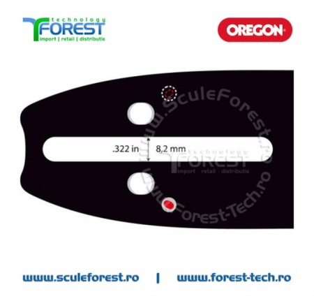 Lama drujba Oregon 14"(35cm) pas 3/8 canal 1.3mm DoubleGuard 095 - Img 3