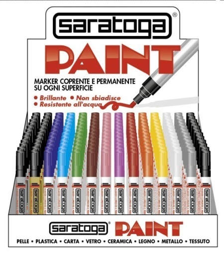 MARKER PAINT cu varf MEDIU culoarea ROZ - Img 2