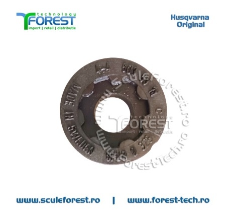 Melc ulei (pinion) original pentru pompa ulei drujba Husqvarna 445, 450S, 450X - Img 4