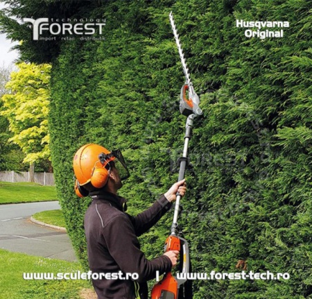 Motounealta gard viu cu acumulator Husqvarna 520i HT4 Li-Ion fara baterie si incarcator | SculeForest - Img 7
