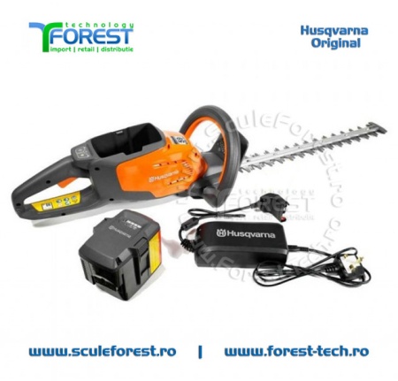 Pachet Husqvarna cu acumulator - coasa 115i L si motounealta gard viu 115i HD45 - Img 3