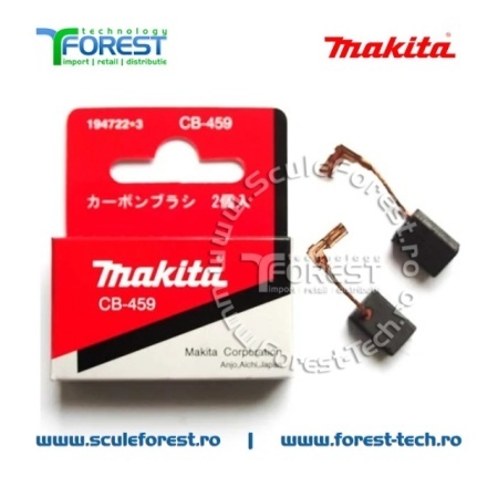 Perii colectoare (carbune) originale Makita CB459 - Img 2