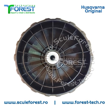 Roata fata originala pentru masina tuns gazon Husqvarna LC151, LC151S, LC356V, LC356VP, LC153S - Img 2