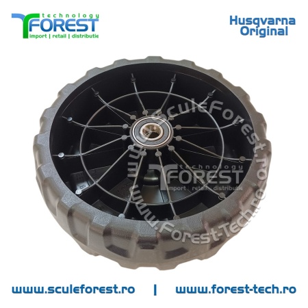 Roata fata originala pentru masina tuns gazon Husqvarna LC247, LC247S, LC247i, LC347iVX - Img 8