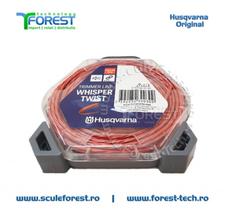 Rola fir trimmy 2.4mm x 12m Whisper Twist Gri - Img 3