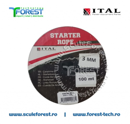 Rola snur starter ITAL 3.0mm x 100m - Img 5