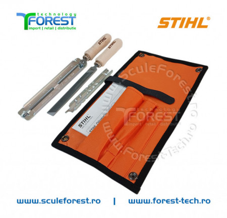 Set de ascutire Stihl pentru lantul de drujba cu pas 3/8" (5.5 mm)