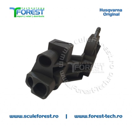 Suport carburator original drujba Husqvarna 357XP, 359 - Img 7