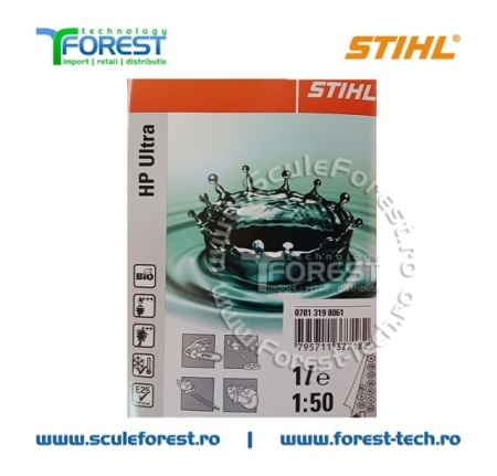Ulei amestec sintetic 2T Stihl HP Ultra 1:50 1 L - Img 9
