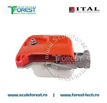 Angrenaj unghiular (reductor) cu sina de 12"(30cm) pentru motocoasa cu tub de 26mm - Img 9