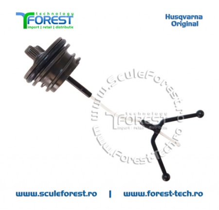 Buson rezervor ulei original pentru drujba Husqvarna 34, 41, 51, 55, 136, 137, 141, 142, 254, 262XP - Img 2