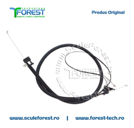 Cablu acceleratie complet original pentru motocoasa Husqvarna 232R, 235R - Img 4