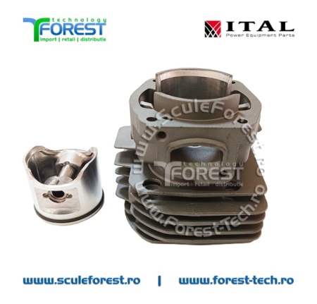 Cilindru compatibil drujba Husqvarna 365, Jonsered CS 2165 - iesire patrata - Img 2