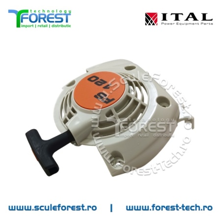 Demaror complet compatibil cal.I motocoasa Stihl FS120, FS200, FS250, FS250R, FS300, FR350, BT121 - Img 5