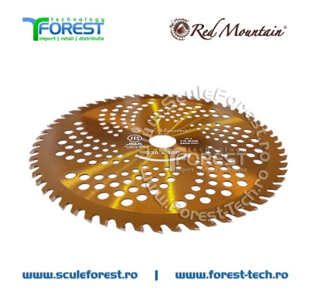 Disc (cutit) motocoasa TOUGH VIDIA, arbusti 230mm 60dinti | SculeForest - Img 3
