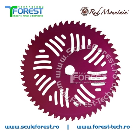 Disc (cutit) motocoasa VIDIA, arbusti 255mm 52dinti | SculeForest - Img 2