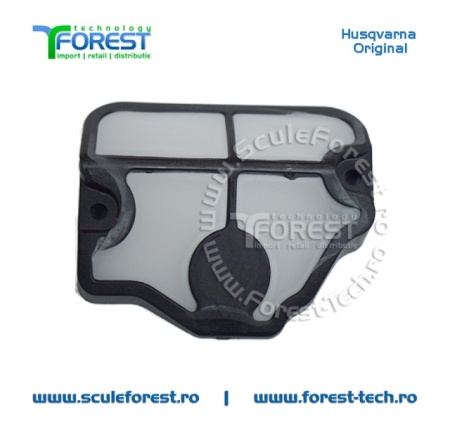 Filtru aer cu sita din plastic original pentru drujba Husqvarna 136, 137, 142 - Img 3