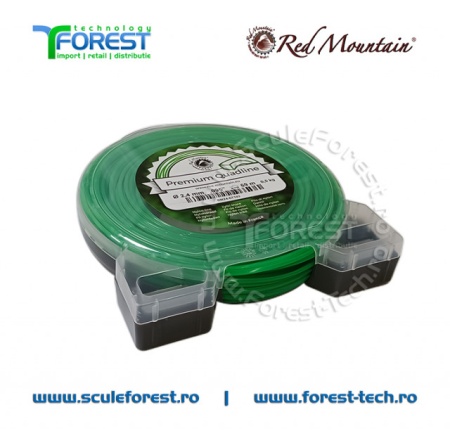 Fir motocoasa (damil) 2.4mm x 69m Green | SculeForest - Img 2