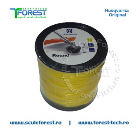 Fir motocoasa (damil) 2.7mm rola 240m Husqvarna Round - Img 5