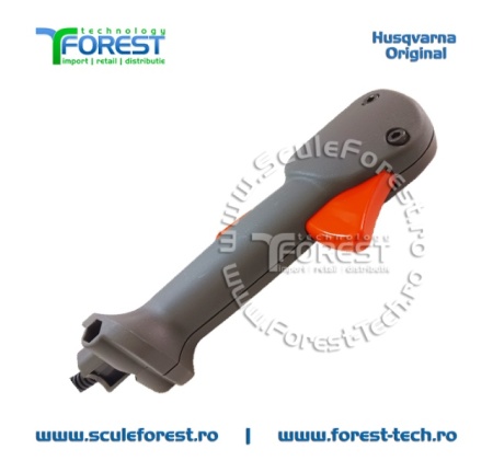 Maner acceleratie complet original cu cabluri pentru motocoasa Husqvarna 135R - Img 5