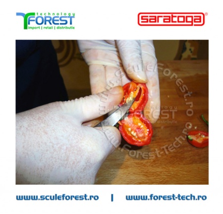 Manusi protectie de UNICA FOLOSINTA din latex alb - 100 buc. marimea S - Img 5