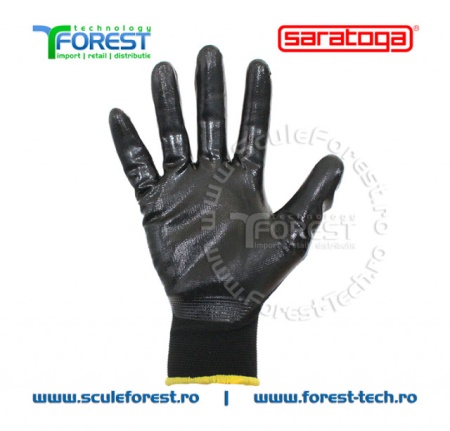 Manusi protectie HEAVY DUTY cu palma de nitril - marimea 8 - Img 2