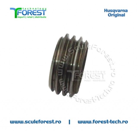 Melc ulei (pinion) original pentru pompa ulei drujba Husqvarna 40, 51, 55, Jonsered CS2050 - Img 6