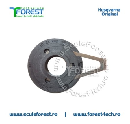 Melc ulei (pinion) original pentru pompa ulei drujba Husqvarna 565, 572XP - Img 4