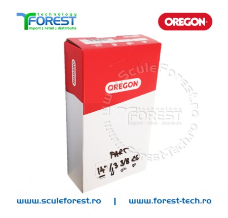 Pachet 5 lanturi drujba Oregon 14"(35cm), 26 dinti, pas 3/8, canal 1.3 91P - Img 5