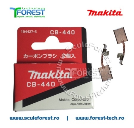 Perii colectoare (carbune) originale Makita CB440 - Img 2