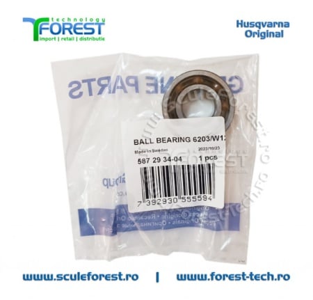 Rulment original cu bile cu semering drujba Husqvarna 565, 572XP - Img 7