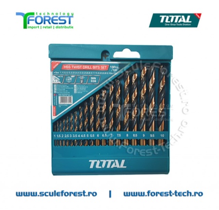 Set 19 burghie pentru metal TOTAL | SculeForest.ro - Img 3