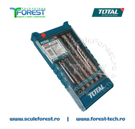 Set 5 burghie beton SDS Plus TOTAL | SculeForest.ro - Img 2