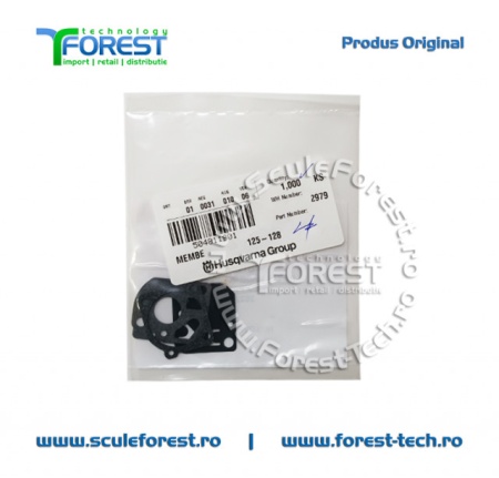 Set membrane carburator original motocoasa Husqvarna 125C, 125R, 128C,128R, 128LD - Img 6