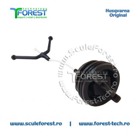 Buson rezervor ulei original pentru drujba Husqvarna 34, 41, 51, 55, 136, 137, 141, 142, 254, 262XP - Img 3