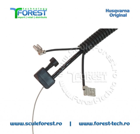 Cablu acceleratie complet original pentru motocoasa Husqvarna 135R, 333R, 535RX - Img 3